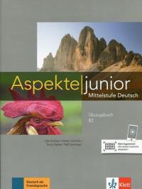 Okładka książki Aspekte junior B2 Ubungsbuch mit Audios zum Download