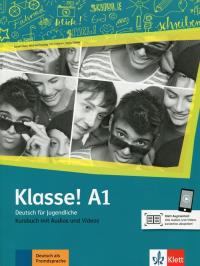 Klasse! A1 Kursbuch mit Audios und Videos. Autor: Opracowanie zbiorowe. Dobreksiazki.pl Okładka książki Klasse! A1 Kursbuch mit Audios und Videos