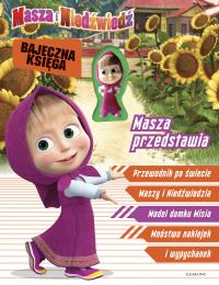 Masza przedstawia. Bajeczna księga. Autor: Opracowanie zbiorowe. Dobreksiazki.pl Okładka książki Masza przedstawia. Bajeczna księga