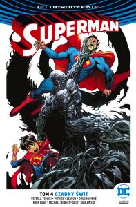 Superman T.4 Czarny świt. Autor: Opracowanie zbiorowe. Dobreksiazki.pl Okładka książki Superman T.4 Czarny świt