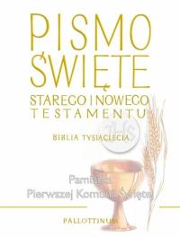 Biblia Tysiąclecia duża TW (komunia). Autor: Praca zbiorowa. Dobreksiazki.pl Okładka książki Biblia Tysiąclecia duża TW (komunia)