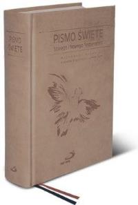 Pismo Święte ST i NT A4 (duża czcionka, brąz). Autor: praca zbiorowa. Dobreksiazki.pl Okładka książki Pismo Święte ST i NT A4 (duża czcionka, brąz)