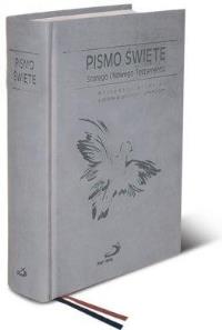 Pismo Święte ST i NT A4 (duża czcionka, szara). Autor: praca zbiorowa. Dobreksiazki.pl Okładka książki Pismo Święte ST i NT A4 (duża czcionka, szara)