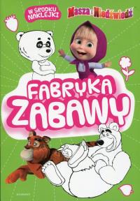 Masza i Niedźwiedź Fabryka zabawy. Autor: Opracowanie zbiorowe. Dobreksiazki.pl Okładka książki Masza i Niedźwiedź Fabryka zabawy