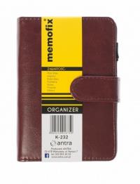 Organizer MEMOFIX 2 K 232 brązowy. Wydawca: Antra. Dobreksiazki.pl Opakowanie Organizer MEMOFIX 2 K 232 brązowy