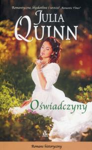 Oświadczyny. Autor: Quinn Julia. Dobreksiazki.pl Okładka książki Oświadczyny