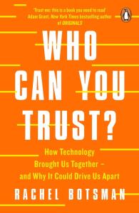 Who Can You Trust?. Autor: Rachel Botsman. Dobreksiazki.pl Okładka książki Who Can You Trust?