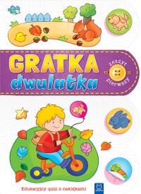 Gratka dwulatka. Zeszyt 1. Autor: Opracowanie zbiorowe. Dobreksiazki.pl Okładka książki Gratka dwulatka. Zeszyt 1