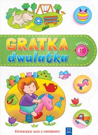 Gratka dwulatka. Zeszyt 2. Autor: Opracowanie zbiorowe. Dobreksiazki.pl Okładka książki Gratka dwulatka. Zeszyt 2