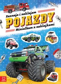 Minialbum z naklejkami. Poznaję i naklejam pojazdy. Autor: Opracowanie zbiorowe. Dobreksiazki.pl Okładka książki Minialbum z naklejkami. Poznaję i naklejam pojazdy