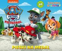 PIESKI NA MEDAL ZABAWA W KOLORY PSI PATROL. Autor: Opracowanie zbiorowe. Dobreksiazki.pl Okładka książki PIESKI NA MEDAL ZABAWA W KOLORY PSI PATROL