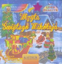 Wizyta Świętego Mikołaja + CD. Autor: Lech Tkaczyk. Dobreksiazki.pl Okładka książki Wizyta Świętego Mikołaja + CD