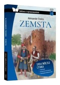 Zemsta z oprac. BR SBM. Autor: Aleksabder Fredro. Dobreksiazki.pl Okładka książki Zemsta z oprac. BR SBM