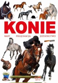KONIE RASY PIELĘGNACJA JEŹDZIECTWO. Autor: Opracowanie zbiorowe. Dobreksiazki.pl Okładka książki KONIE RASY PIELĘGNACJA JEŹDZIECTWO