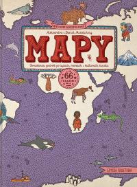 Mapy. Edycja fioletowa. Autor: Mizielińska Aleksandra, Mizieliński Daniel. Dobreksiazki.pl Okładka książki Mapy. Edycja fioletowa