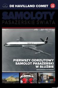 Samoloty pasażerskie świata 25 De Havillant Comet. Autor: Opracowanie zbiorowe. Dobreksiazki.pl Okładka książki Samoloty pasażerskie świata 25 De Havillant Comet
