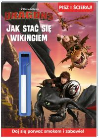 Dragons Pisz i ścieraj. Autor: Opracowanie zbiorowe. Dobreksiazki.pl Okładka książki Dragons Pisz i ścieraj