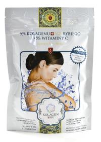 Kolagen NCN Rybi 95% + 5% Witaminy C Młodość 100g. Producent: Kolagen NCN. Dobreksiazki.pl Zdjęcie produktu Kolagen NCN Rybi 95% + 5% Witaminy C Młodość 100g