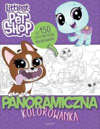 Littlest Pet Shop. Panoramiczna kolorowanka. Autor: praca zbiorowa. Dobreksiazki.pl Okładka książki Littlest Pet Shop. Panoramiczna kolorowanka