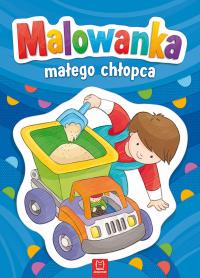 Malowanka małego chłopca. Autor: Opracowanie zbiorowe. Dobreksiazki.pl Okładka książki Malowanka małego chłopca