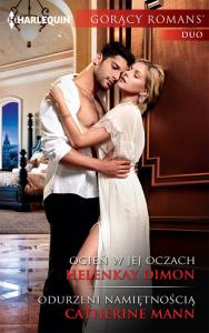 Ogień w jej oczach. Autor: Dimon Helen Kay. Dobreksiazki.pl Okładka książki Ogień w jej oczach
