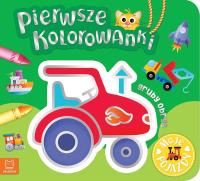 Pierwsze kolorowanki. Moje pojazdy. Gruby obrys. Autor: Opracowanie zbiorowe. Dobreksiazki.pl Okładka książki Pierwsze kolorowanki. Moje pojazdy. Gruby obrys