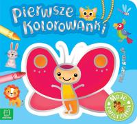 Pierwsze kolorowanki. Moje zwierzątka. Autor: Opracowanie zbiorowe. Dobreksiazki.pl Okładka książki Pierwsze kolorowanki. Moje zwierzątka