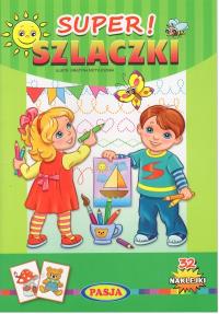 Super! Szlaczki. Autor: GRAŻYNA MOTYLEWSKA. Dobreksiazki.pl Okładka książki Super! Szlaczki