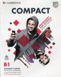 Okładka książki Compact Preliminary for School B1 Student's Book without answers with Online Practice