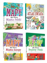 Mapy dla dzieci. Pakiet.. Autor: Patrzycja Zarawska. Dobreksiazki.pl Okładka książki Mapy dla dzieci. Pakiet.