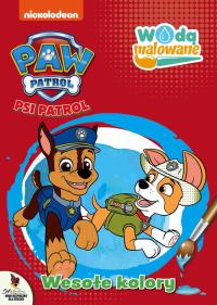 Psi Patrol Wodą malowane Wesołe kolory. Autor: Opracowanie zbiorowe. Dobreksiazki.pl Okładka książki Psi Patrol Wodą malowane Wesołe kolory