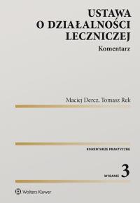 Okładka książki Ustawa o działalności leczniczej Komentarz
