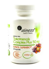 Aliness Tokotrienole complex 50mg 60 kaps. Producent: Aliness. Dobreksiazki.pl Zdjęcie produktu Aliness Tokotrienole complex 50mg 60 kaps