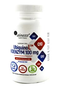Aliness Ubiquinol koenzym Q10 100mg 60 kaps. Producent: Aliness. Dobreksiazki.pl Zdjęcie produktu Aliness Ubiquinol koenzym Q10 100mg 60 kaps