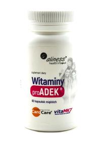 Aliness Witaminy PROADEK 60 kaps. Producent: Aliness. Dobreksiazki.pl Zdjęcie produktu Aliness Witaminy PROADEK 60 kaps