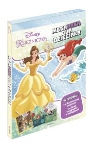 DISNEY KSIĘŻNICZKA MEGAPAKA DLA DZIECIAKA. Autor: Opracowanie zbiorowe. Dobreksiazki.pl Okładka książki DISNEY KSIĘŻNICZKA MEGAPAKA DLA DZIECIAKA
