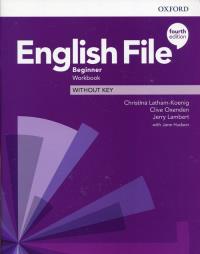 English File 4E Beginer WB without key OXFORD. Autor: Clive Oxenden; Christina Latham-Koenig, Chomacki Kate. Dobreksiazki.pl Okładka książki English File 4E Beginer WB without key OXFORD
