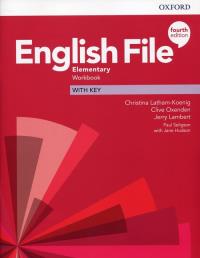 English File 4E Elementary WB + key OXFORD. Autor: Clive Oxenden; Christina Latham-Koenig. Dobreksiazki.pl Okładka książki English File 4E Elementary WB + key OXFORD