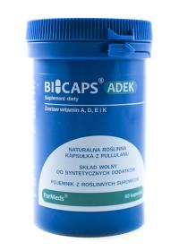 ForMeds BICAPS ADEK 60kaps. Producent: ForMeds. Dobreksiazki.pl Zdjęcie produktu ForMeds BICAPS ADEK 60kaps