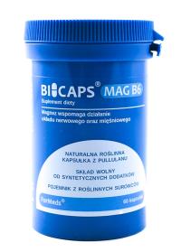 ForMeds BICAPS MAG B6 60kaps. Producent: ForMeds. Dobreksiazki.pl Zdjęcie produktu ForMeds BICAPS MAG B6 60kaps