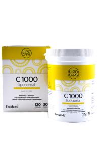 ForMeds LIPOCAPS C LIPOSOMALNA 1000 120kaps. Producent: ForMeds. Dobreksiazki.pl Zdjęcie produktu ForMeds LIPOCAPS C LIPOSOMALNA 1000 120kaps