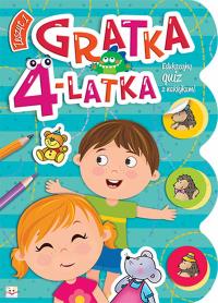 GRATKA 4-LATKA ZESZYT 1. Autor: Opracowanie zbiorowe. Dobreksiazki.pl Okładka książki GRATKA 4-LATKA ZESZYT 1