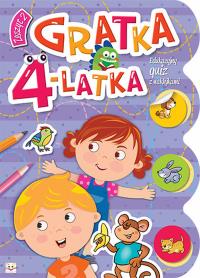 GRATKA 4-LATKA ZESZYT 2. Autor: Opracowanie zbiorowe. Dobreksiazki.pl Okładka książki GRATKA 4-LATKA ZESZYT 2