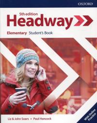 Headway 5E Elementary SB + online practice. Autor: Liz and John Soars, Paul Hancock. Dobreksiazki.pl Okładka książki Headway 5E Elementary SB + online practice