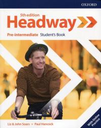 Headway 5E Pre-Intermediate SB + online practice. Autor: Liz and John Soars, Paul Hancock. Dobreksiazki.pl Okładka książki Headway 5E Pre-Intermediate SB + online practice