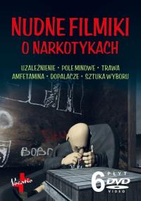 Nudne filmiki o narkotykach. Autor: Leszek Korzeniecki, Jakub Herok. Dobreksiazki.pl Okładka książki Nudne filmiki o narkotykach