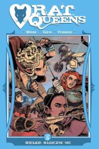 Rat Queens Tom 5. Autor: Wiebe J.Kurtis. Dobreksiazki.pl Okładka książki Rat Queens Tom 5