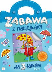 ZABAWA Z NAKLEJKAMI DLA 3-LATKÓW ZESZYT 1. Autor: Opracowanie zbiorowe. Dobreksiazki.pl Okładka książki ZABAWA Z NAKLEJKAMI DLA 3-LATKÓW ZESZYT 1