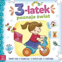3-latek poznaje świat. Autor: Opracowanie zbiorowe. Dobreksiazki.pl Okładka książki 3-latek poznaje świat