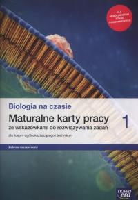 Biologia na czasie. Maturalne karty pracy ze wskazówkami do rozwiązywania zadań dla liceum ogólnokształcącego i technikum, część 1, zakres rozszerzony LO 1 KP ZR 2019 NE. Autor: Januszewska-Hasiec Barbara, RENATA STENCEL, Anna Tychmanow. Dobreksiazki.pl Okładka książki Biologia na czasie. Maturalne karty pracy ze wskazówkami do rozwiązywania zadań dla liceum ogólnokształcącego i technikum, część 1, zakres rozszerzony LO 1 KP ZR 2019 NE